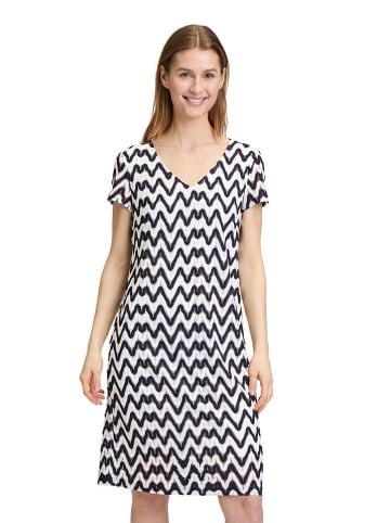 Betty Barclay Kleid in Weiß/ Dunkelblau