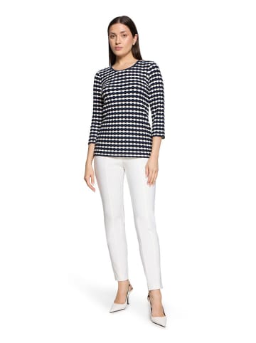 Betty Barclay Longsleeve donkerblauw/wit