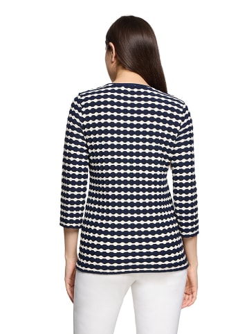 Betty Barclay Longsleeve donkerblauw/wit