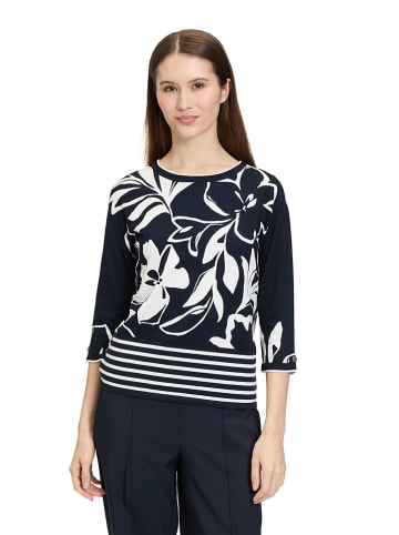 Betty Barclay Trui donkerblauw/wit