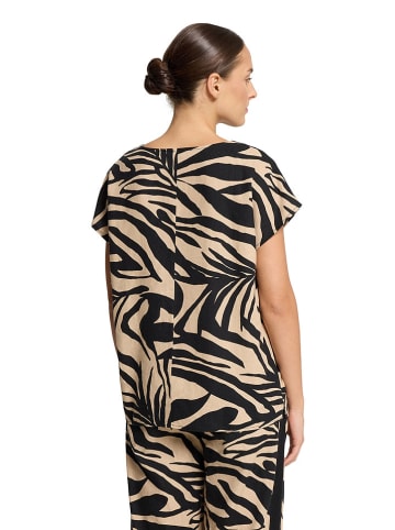 Betty Barclay Bluse in Beige/ Schwarz