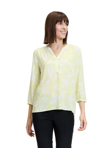 Betty Barclay Bluse in Gelb/ Weiß