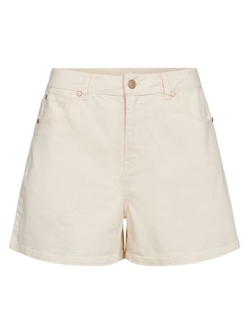 NÜMPH Jeans-Shorts "Virginia" in Creme