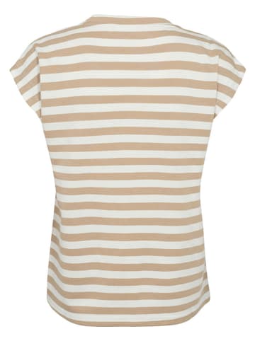 NÜMPH Shirt "Lizy" camel/crème