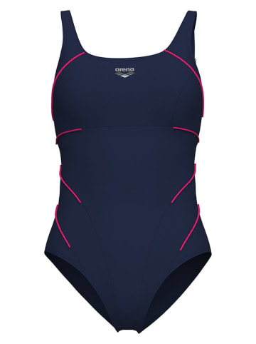 Arena Badpak donkerblauw/roze