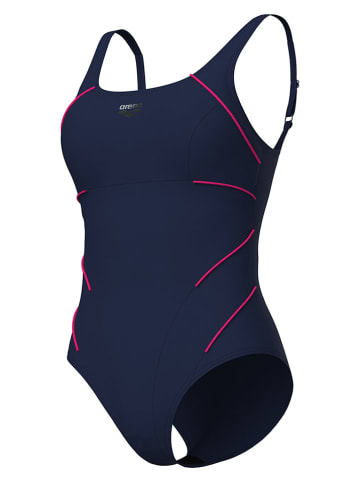Arena Badpak donkerblauw/roze