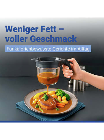 Wenko 3in1 Fruchtpresse in Schwarz/ Gelb - 1 l
