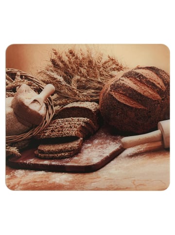 Wenko Fornuisafdekplaat "Bread" bruin - (L)50 x (B)56 cm