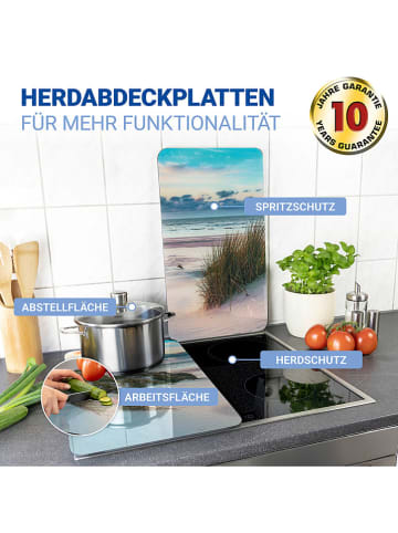 Wenko 2er-Set: Herdabdeckplatten "Dune" in Bunt - (L)30 x (B)52 cm