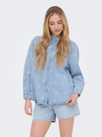 ONLY Jeans-Hemd in Hellblau