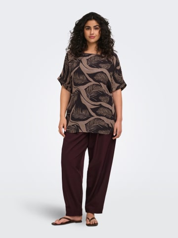 ONLY Carmakoma Bluse in Braun