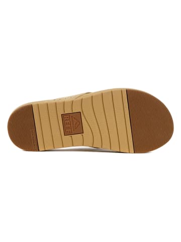 Reef Leren teenslippers "Ojai" camel