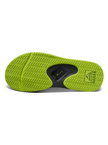 Reef Teenslippers "Fanning" groen/zwart