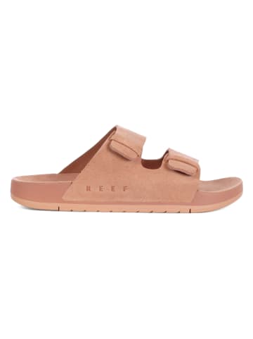 Reef Leren slippers "Oasis" zalmroze