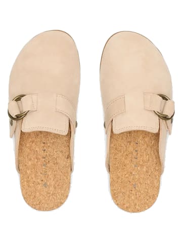 Reef Leder-Clogs "Serenity" in Beige