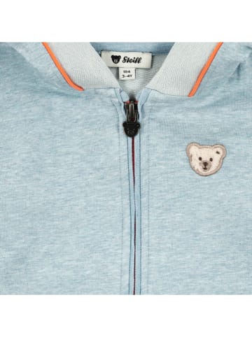Steiff Sweatjacke in Hellblau