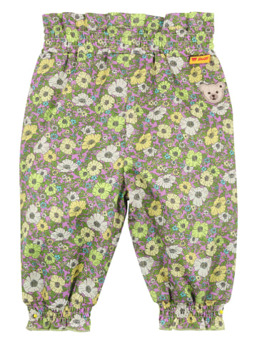 Steiff Hose in Lila/ Grün