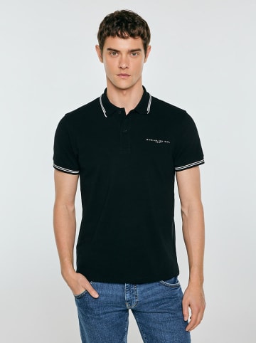 BIG STAR Koszulka polo w kolorze czarnym