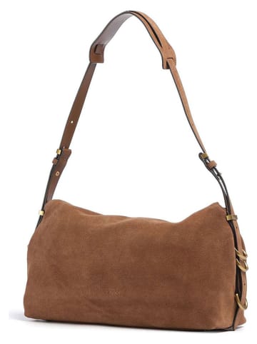 Pinko Leder-Schultertasche in Hellbraun - (B)32 x (H)19 x (T)12 cm