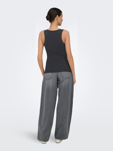 JDY Top "Tulle Life" in Schwarz