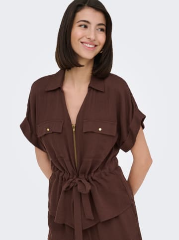 JDY Bluse "Mille" in Braun