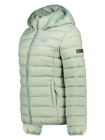 Geographical Norway Doorgestikte jas "Atichoko" mintgroen