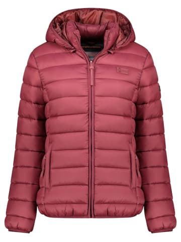 Geographical Norway Doorgestikte jas "Atichoko" auberginekleurig