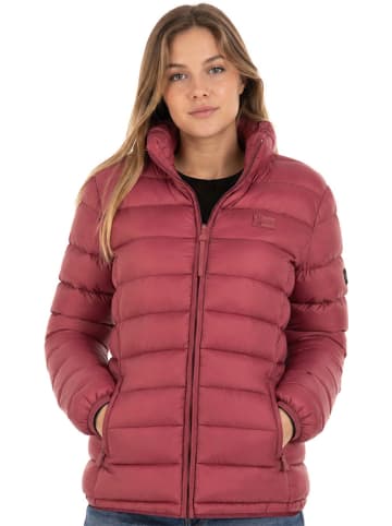 Geographical Norway Doorgestikte jas "Atichoko" auberginekleurig