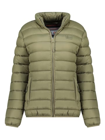 Geographical Norway Kurtka pikowana "Atichoko" w kolorze oliwkowym