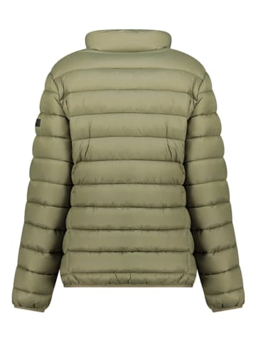 Geographical Norway Kurtka pikowana "Atichoko" w kolorze oliwkowym