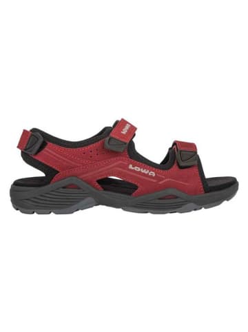 LOWA Leren trekkingsandalen "Duralto Le" rood