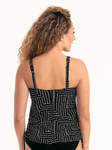 Anita Tankini-Oberteil "Malaika" in Schwarz/ Weiß