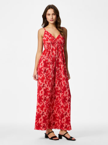 Pieces Kleid in Rot/ Rosa