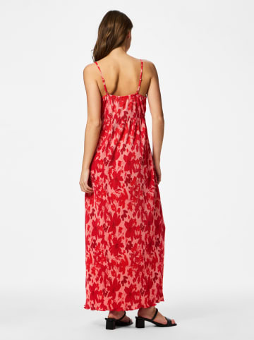 Pieces Jurk rood/lichtroze