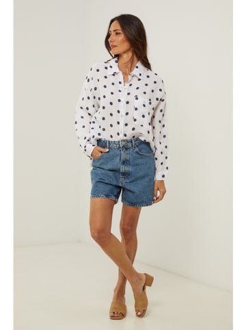 Le Monde du Lin Linnen blouse wit