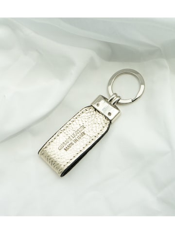 Victor & Hugo Paris Leder-Schlüsselanhänger "Avy" in Gold - (B)11 x (H)3 x (T)1 cm