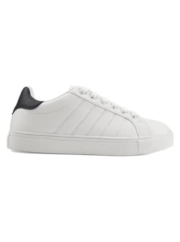 Exani Skórzane sneakersy "Percy" w kolorze białym