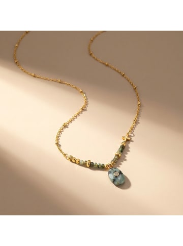 Nomad Vergulde ketting met sierelementen - (L)40 cm