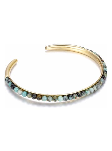 Nomad Vergulde armband met edelstenen