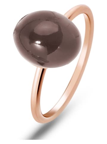 Nomad Rosévergold. Ring mit Edelstein