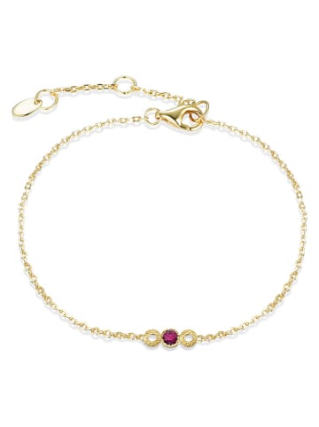 Nomad Vergulde armband met edelsteen