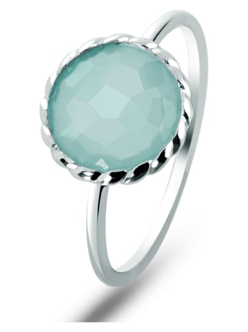 Nomad Zilveren ring met edelsteen
