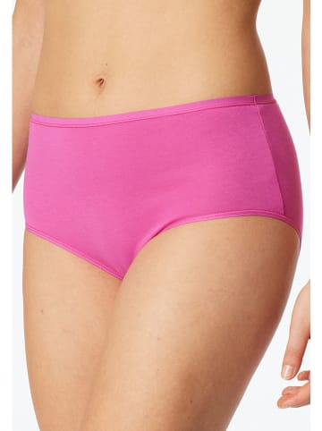 Schiesser 2-delige set: taillehipsters roze/wit