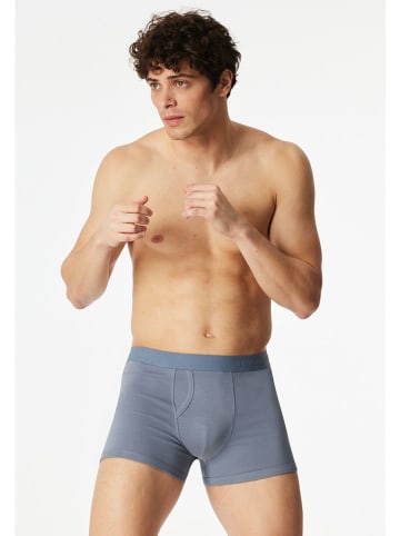 Schiesser 2-delige set: boxershorts blauwgrijs