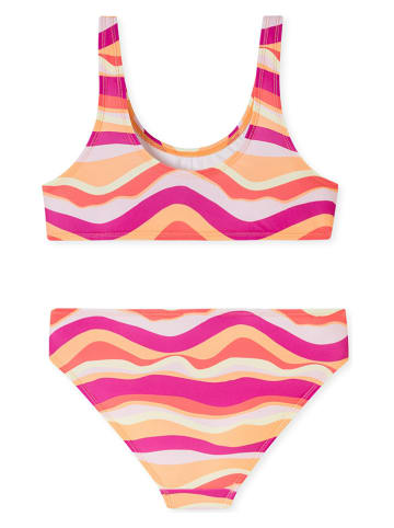 Schiesser Bikini w kolorze różowo-brzoskwiniowo-kremowym