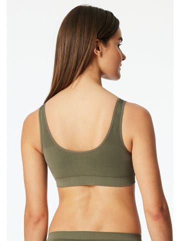 Schiesser Top w kolorze khaki