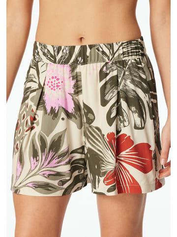 Schiesser Pyjamashorts kaki/beige
