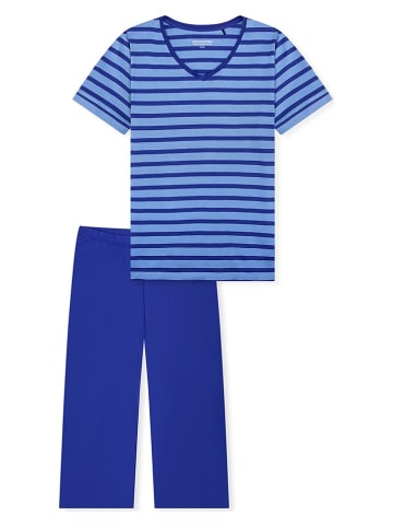 Schiesser Pyjama in Blau