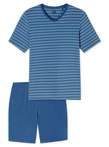 Schiesser Pyjama in Blau