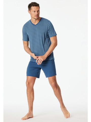 Schiesser Pyjama blauw
